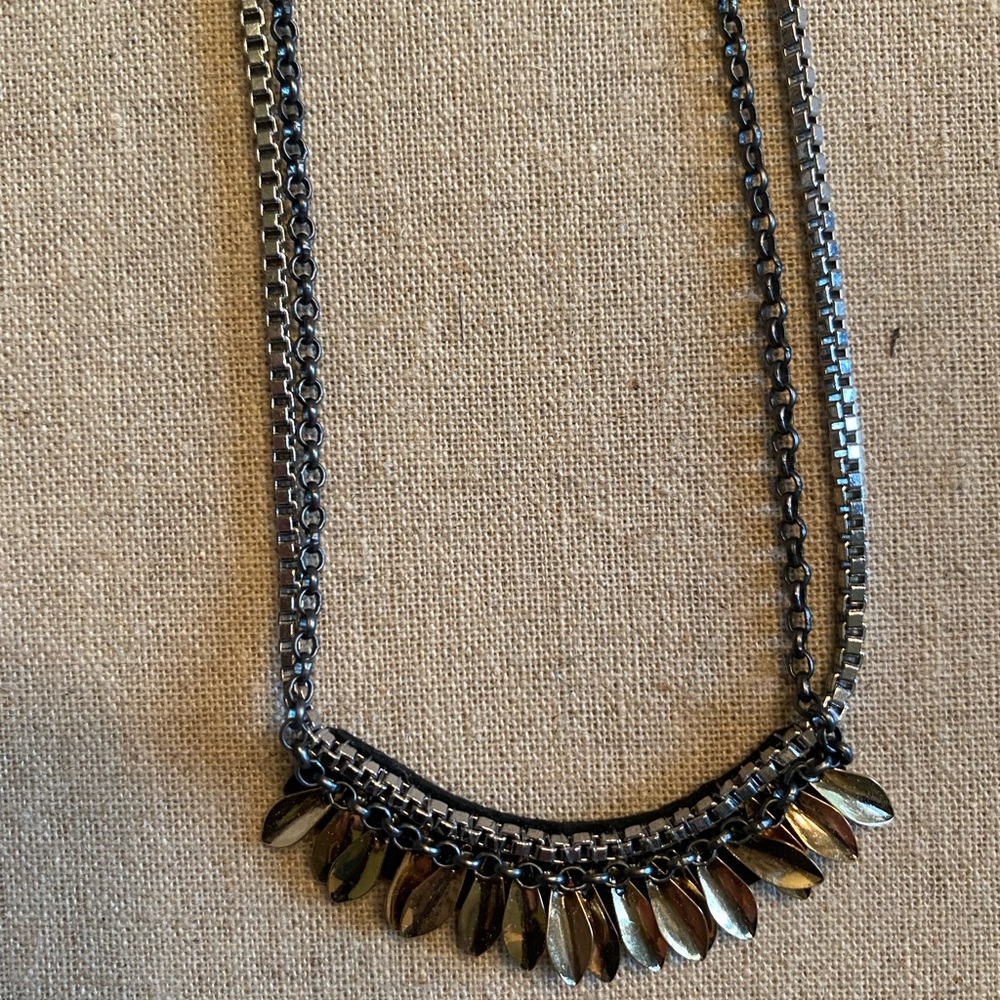 Stella & Dot Pegasus Micro Mini Statement Necklace